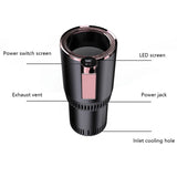 2-in-1 Car Cup Cooler & Heater - Portable Mini Refrigerator 12V, SUNSKY Purple Purple